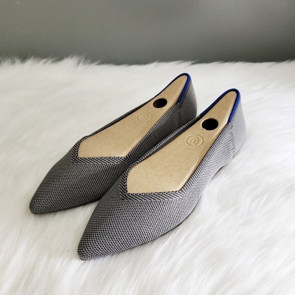 *NWOB* Rothy's The Point in Birdseye Grey